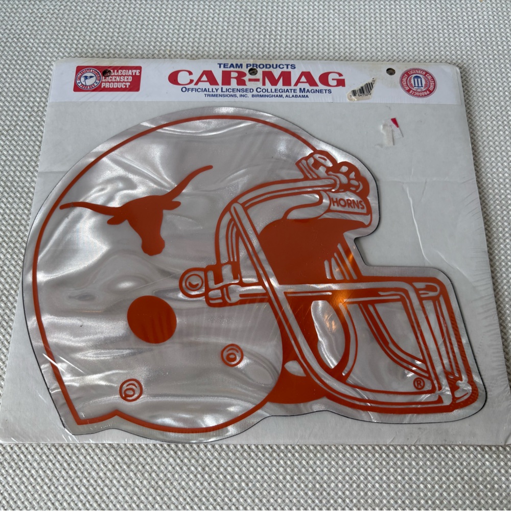 Collegiate Licensed UT Longhorns Car-Mag Football Helmet New
